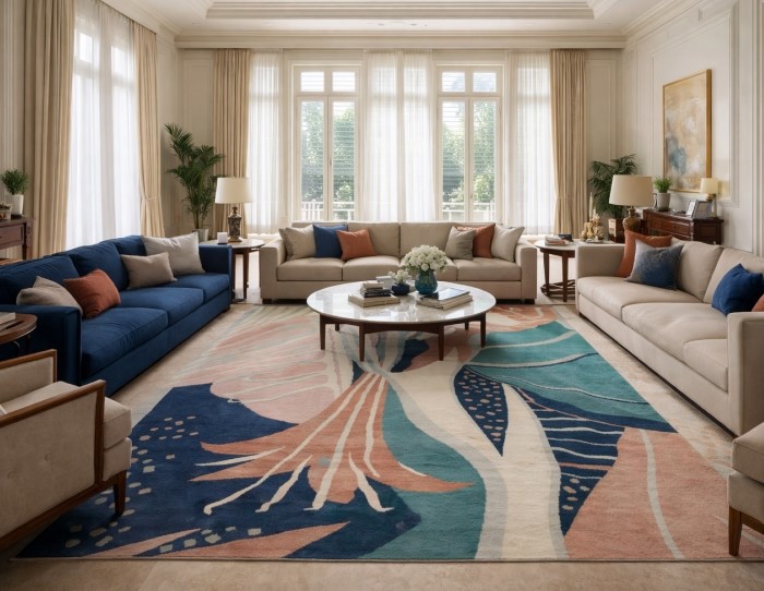 Floral rugs
